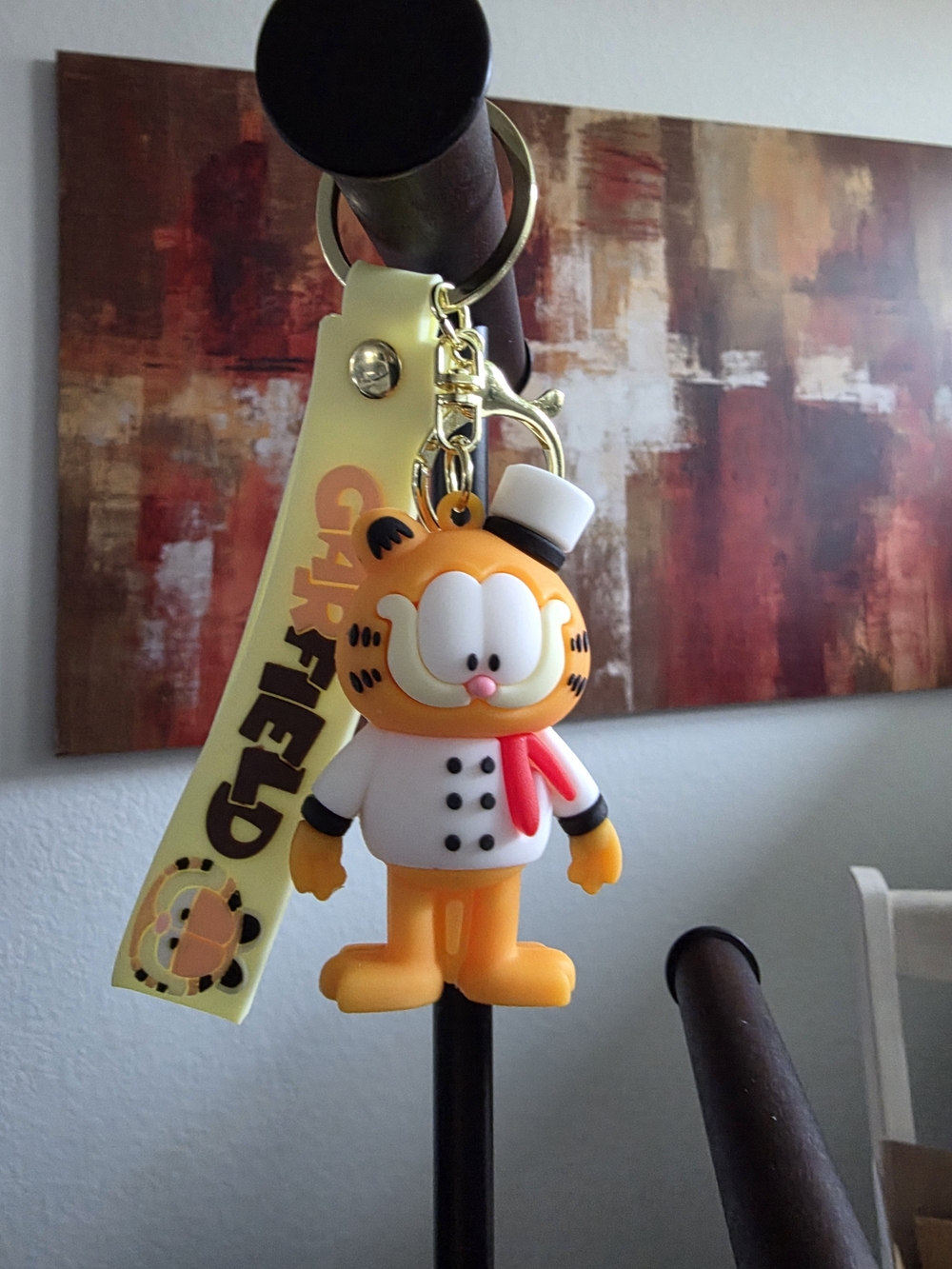 Garfield Bag Charm- With Keychain And Wrist Strap- Get All 6 - Picture 3 of 8